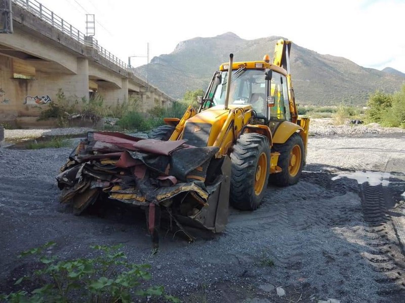 CALABRIA. TORTORA. PULIZIA DELL’ALVEO DEL FIUME NOCE