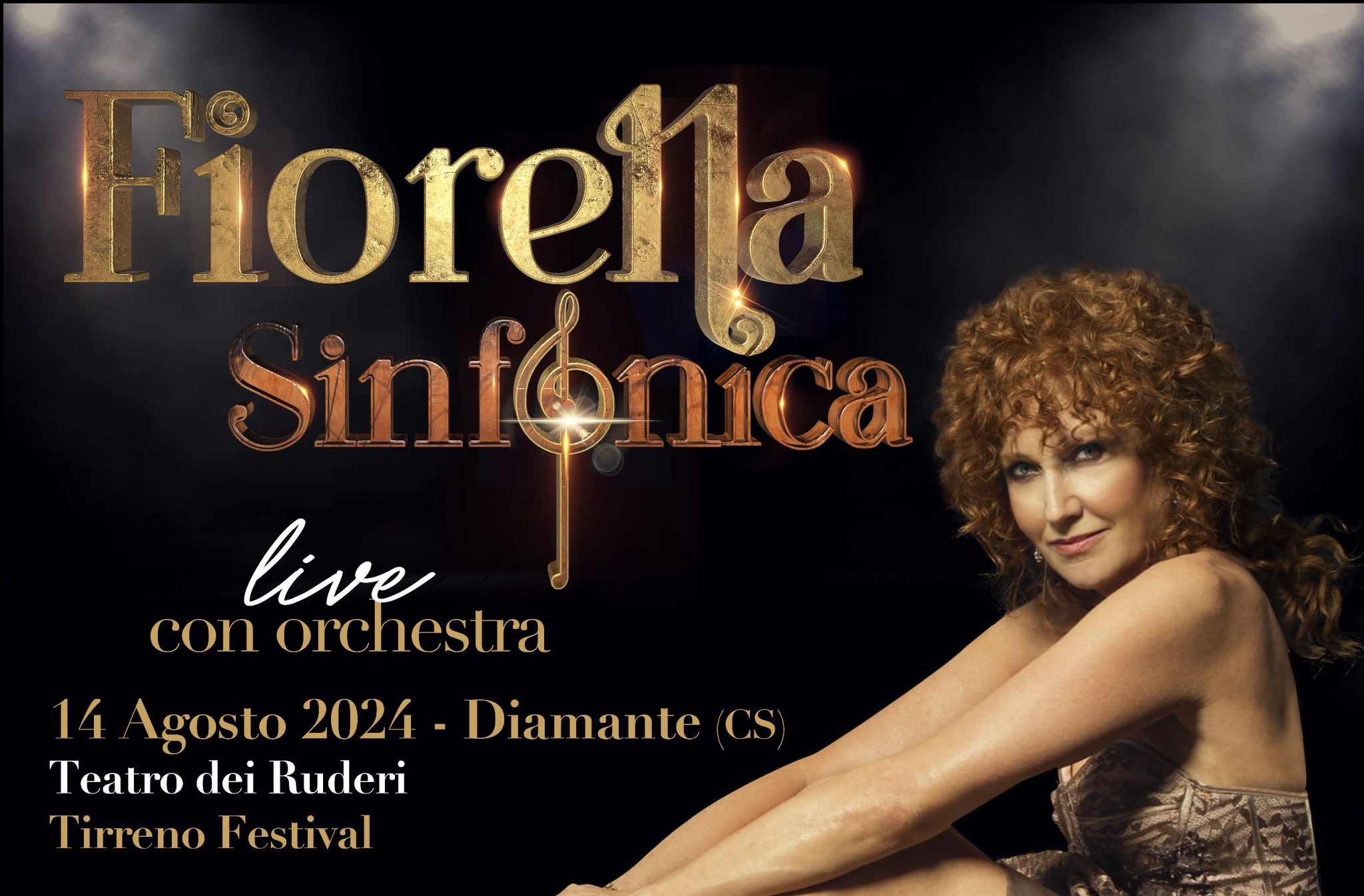 Diamante. Fiorella Mannoia torna in concerto al Teatro dei Ruderi di Cirella
