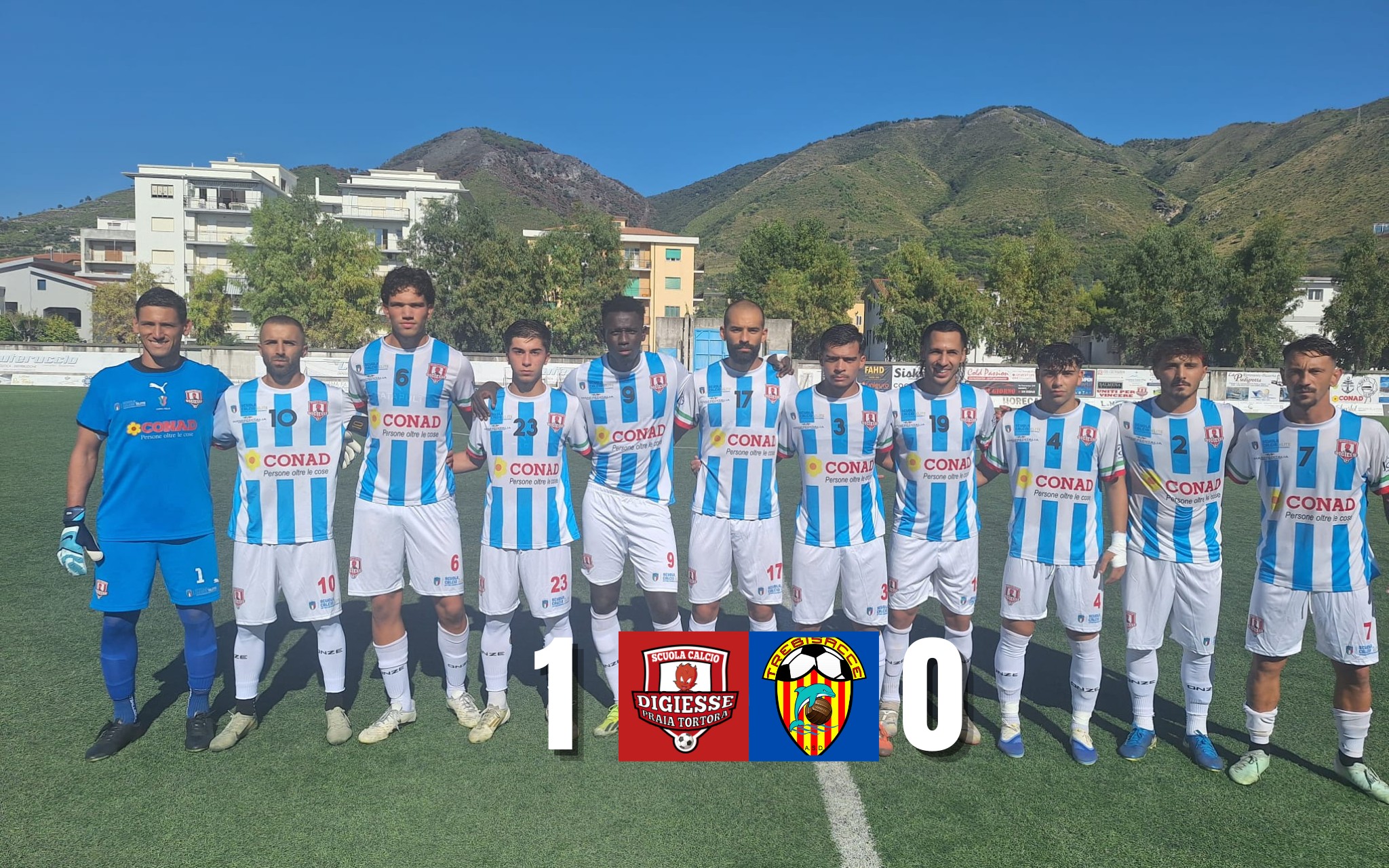 Calcio. Seconda vittoria consecutiva per la Digiesse PraiaTortora: battuto il Trebisacce 1-0