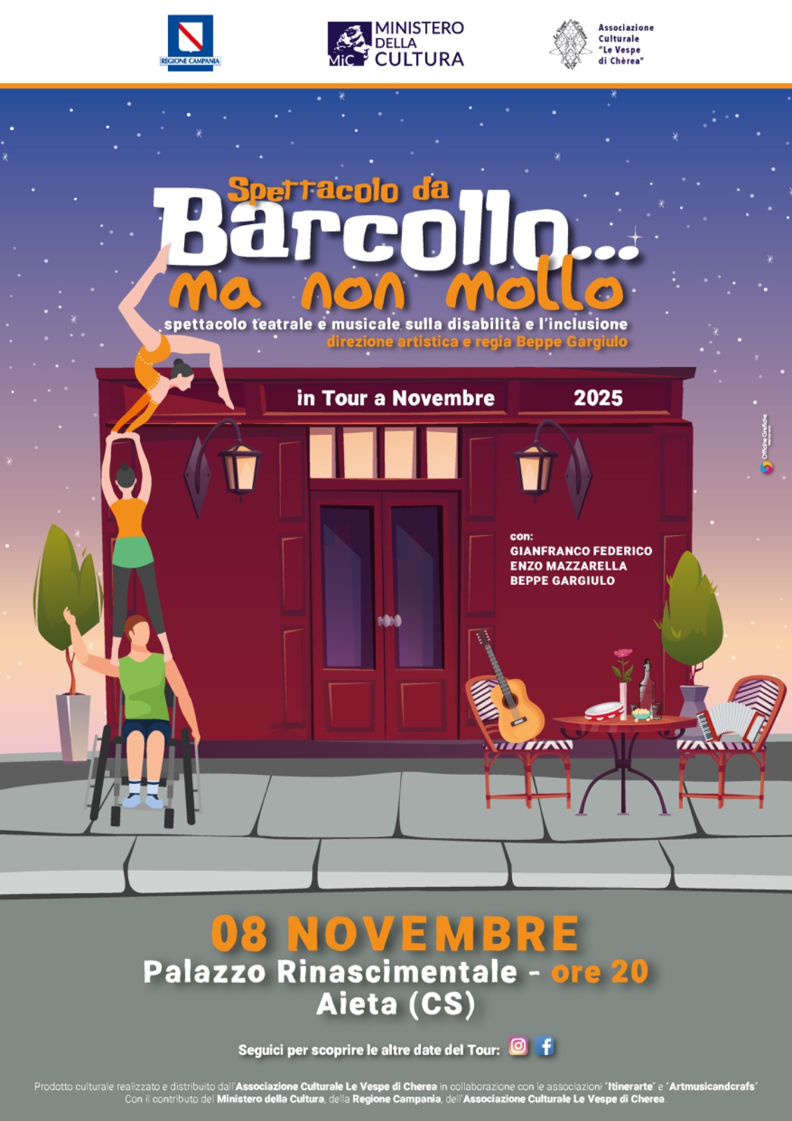 Aieta: Spettacolo da BARcollo ma… non mollo